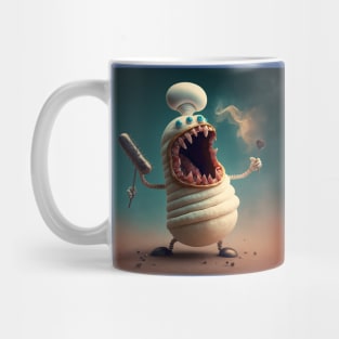 Worm Chef Screams At Customers! Mug